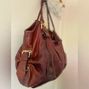 $65 Pietro Alessandro Brown Genuine Leather Purse